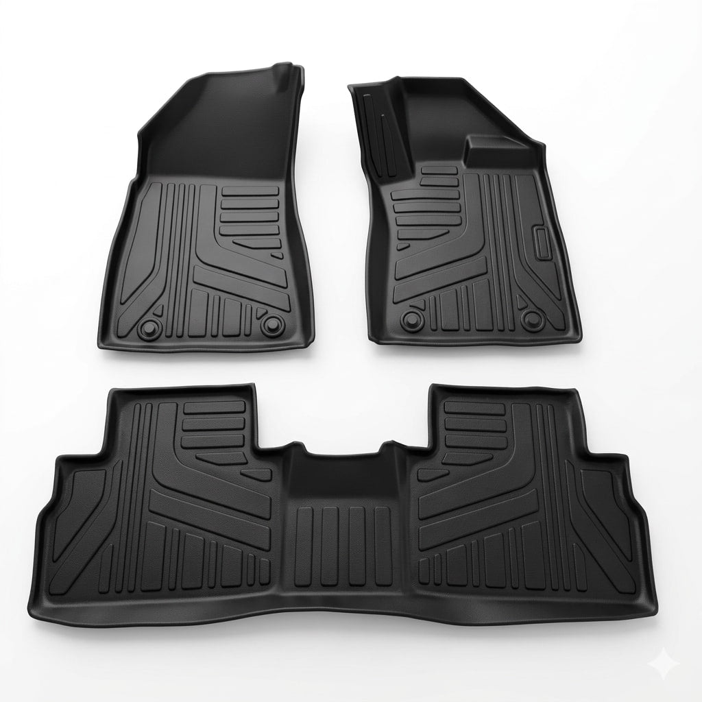 MG ZS TPE Floor Mats Black 3 Pcs 2020 - 2025
