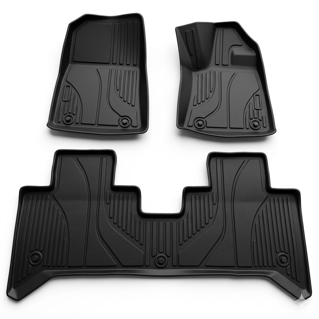 BYD Shark 6 TPE Floor Mats Black 3 Pcs 2025 - 2026