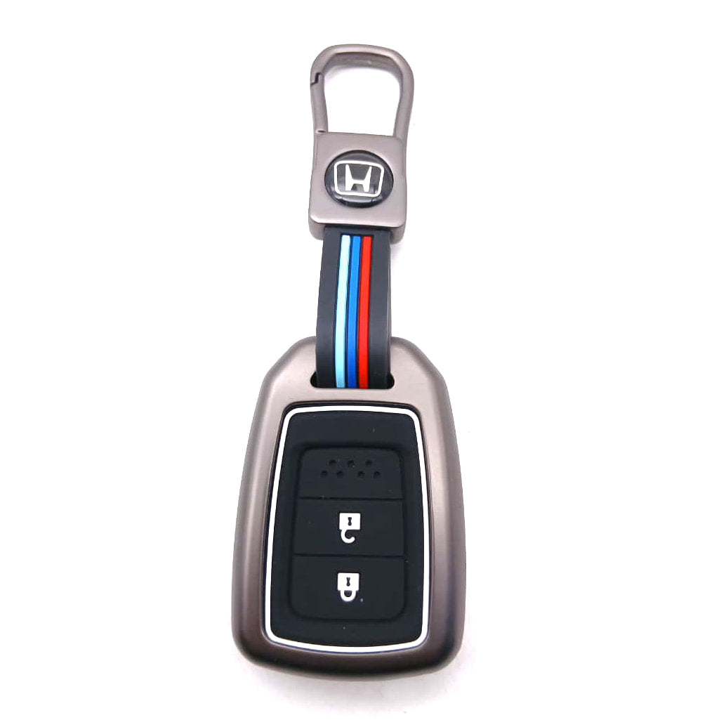 Honda BRV Metal Key Shell With PVC Silicone Cover 2 Buttons 2020 - 2026