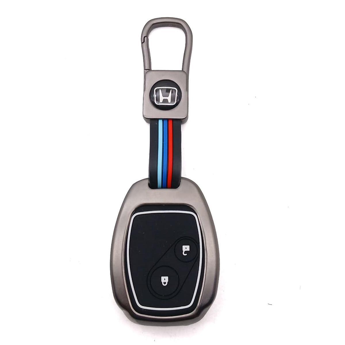 Honda Civic Metal Key Shell Case Cover With 2 Buttons 2006 - 2011 - Replacement Casing