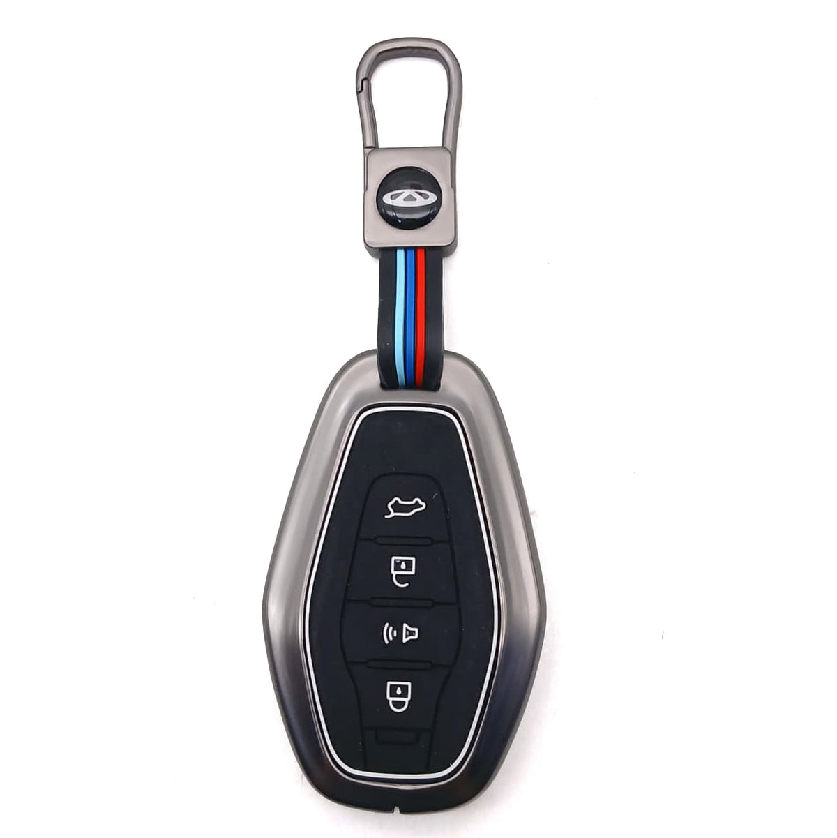 Jetour X70 Plus Metal Key Shell With PVC Key Cover 4 Buttons 2025 - 2026