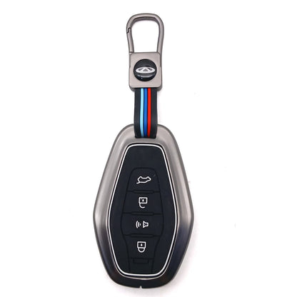 Jetour X70 Plus Metal Key Shell With PVC Key Cover 4 Buttons 2025 - 2026