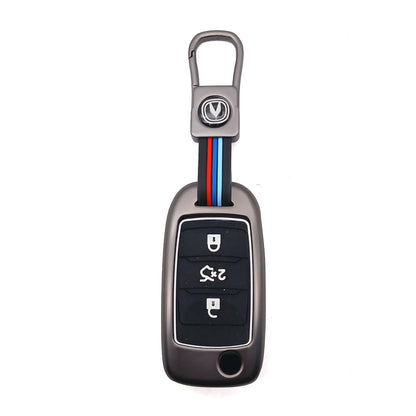 Changan Alsvin Metal Key Shell With PVC Silicone Key Cover 2021 - 2026 - 3 Buttons