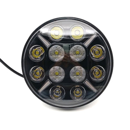 Universal Round Shape 12 LED Projector Fog Light - Spot Light For Cars and Bikes