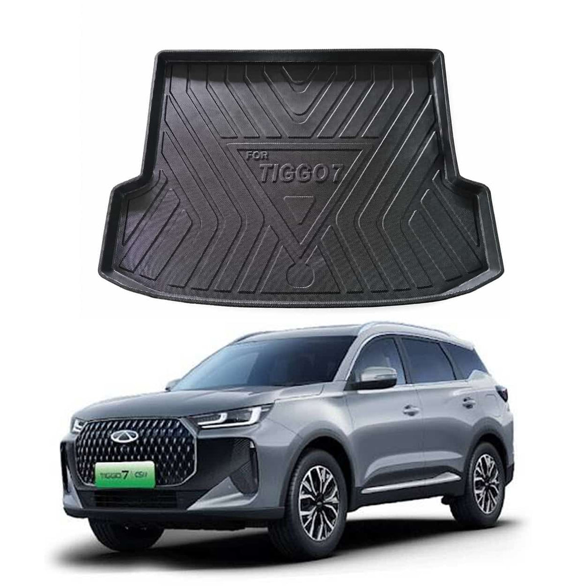 Chery Tiggo 7 5D TPE Trunk Mat Black 2026