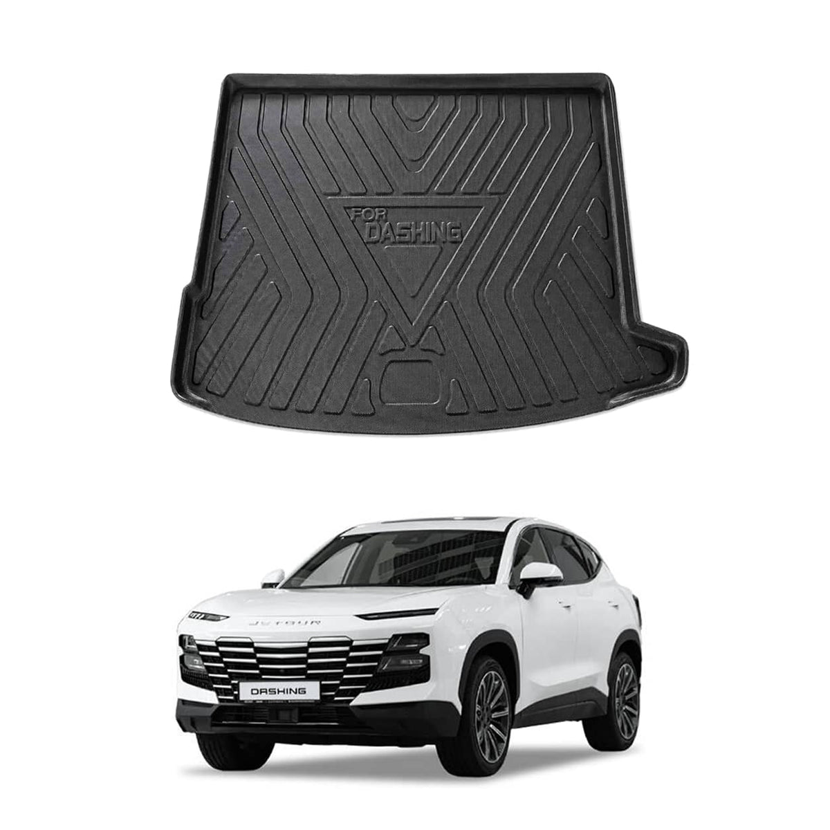Jetour Dashing 5D TPE Trunk Mat Black 2025 - 2026