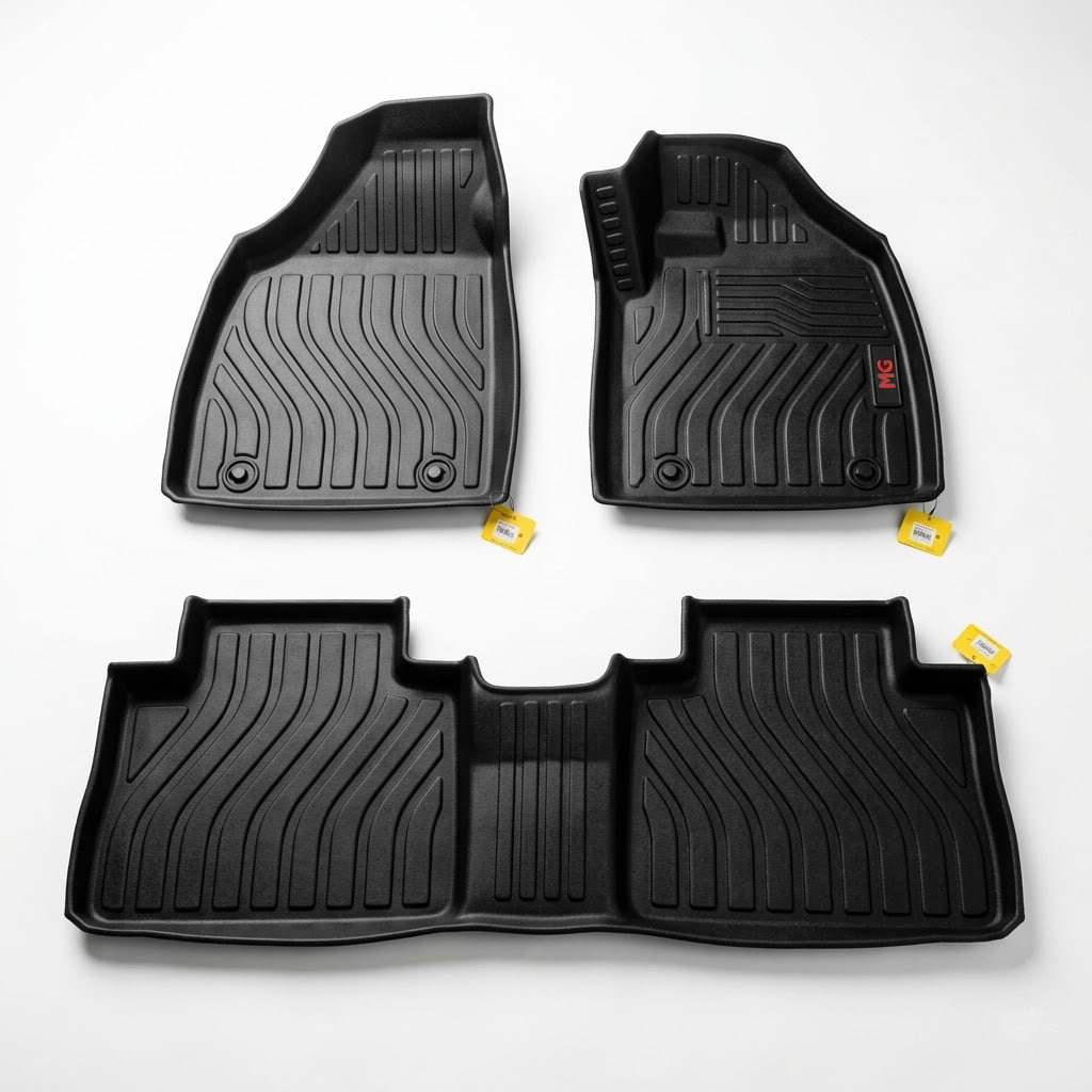 MG HS PHEV TPE Floor Mats Black 3 Pcs 2024 - 2025