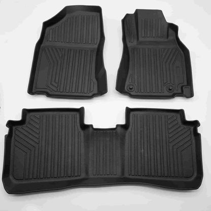 Toyota Corolla Altis TPE Floor Mats Black 3 Pcs 2014 - 2026