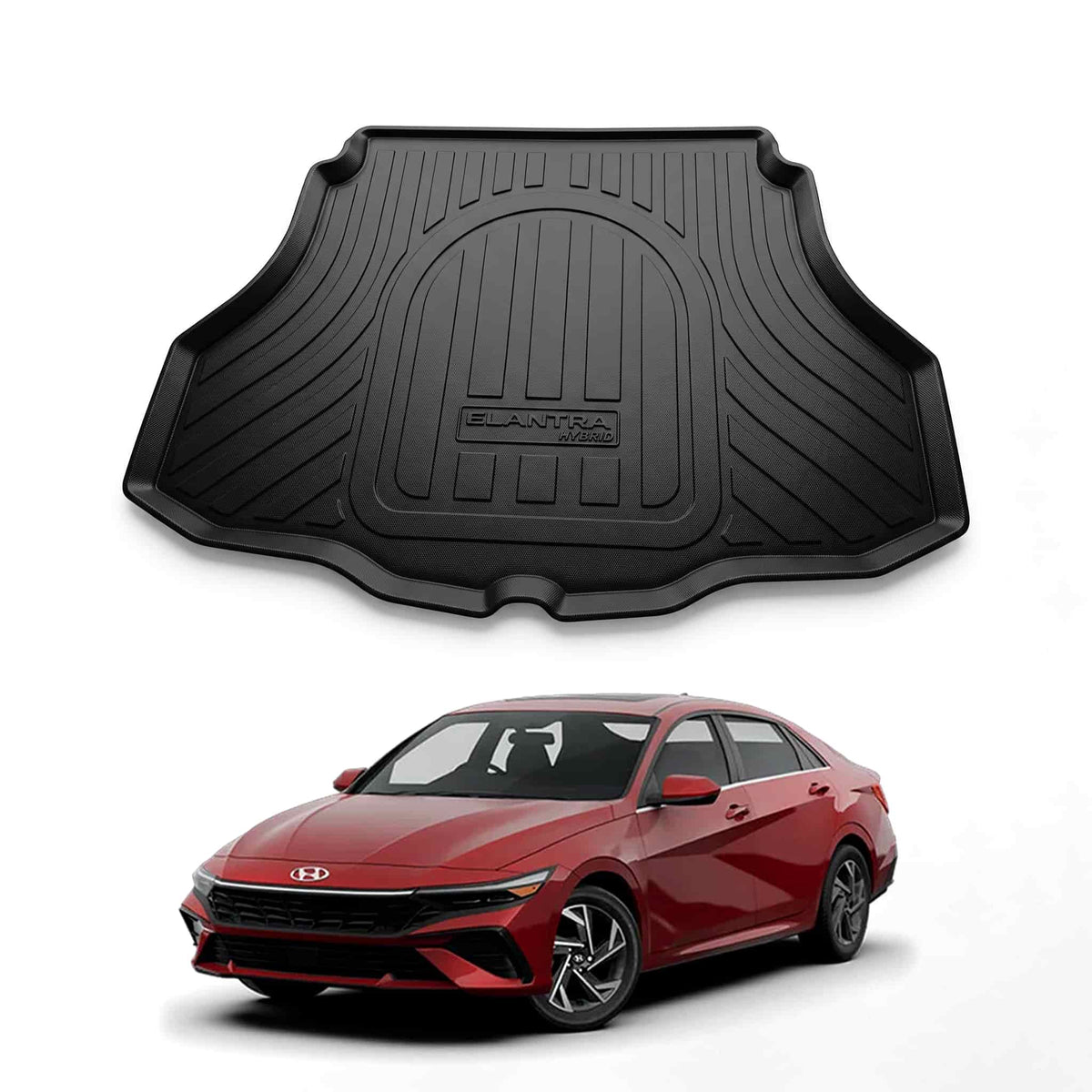 Hyundai Elantra Hybrid 5D TPE Trunk Mat 2025 - 2026