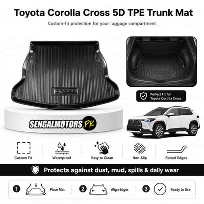 Toyota Corolla Cross 5D TPE Trunk Mat 2021 - 2026