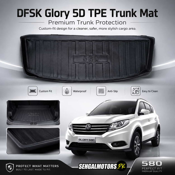 DFSK Glory 5D TPE Trunk Mat 2021 - 2026