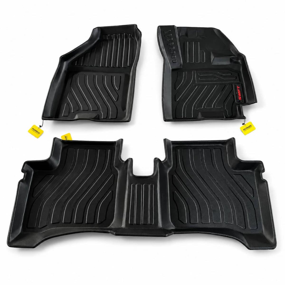 Suzuki Swift TPE Floor Mats Black 3 Pcs 2022 - 2026