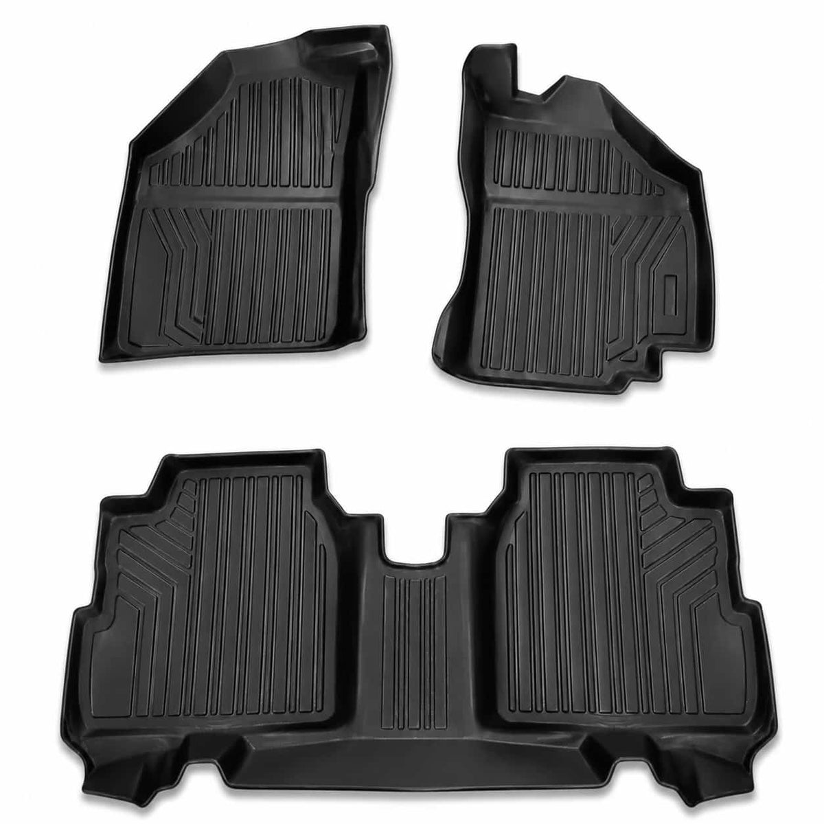 Suzuki Wagon R TPE Floor Mats Black 3 Pcs 2014 - 2025