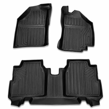 Suzuki Wagon R TPE Floor Mats Black 3 Pcs 2014 - 2025