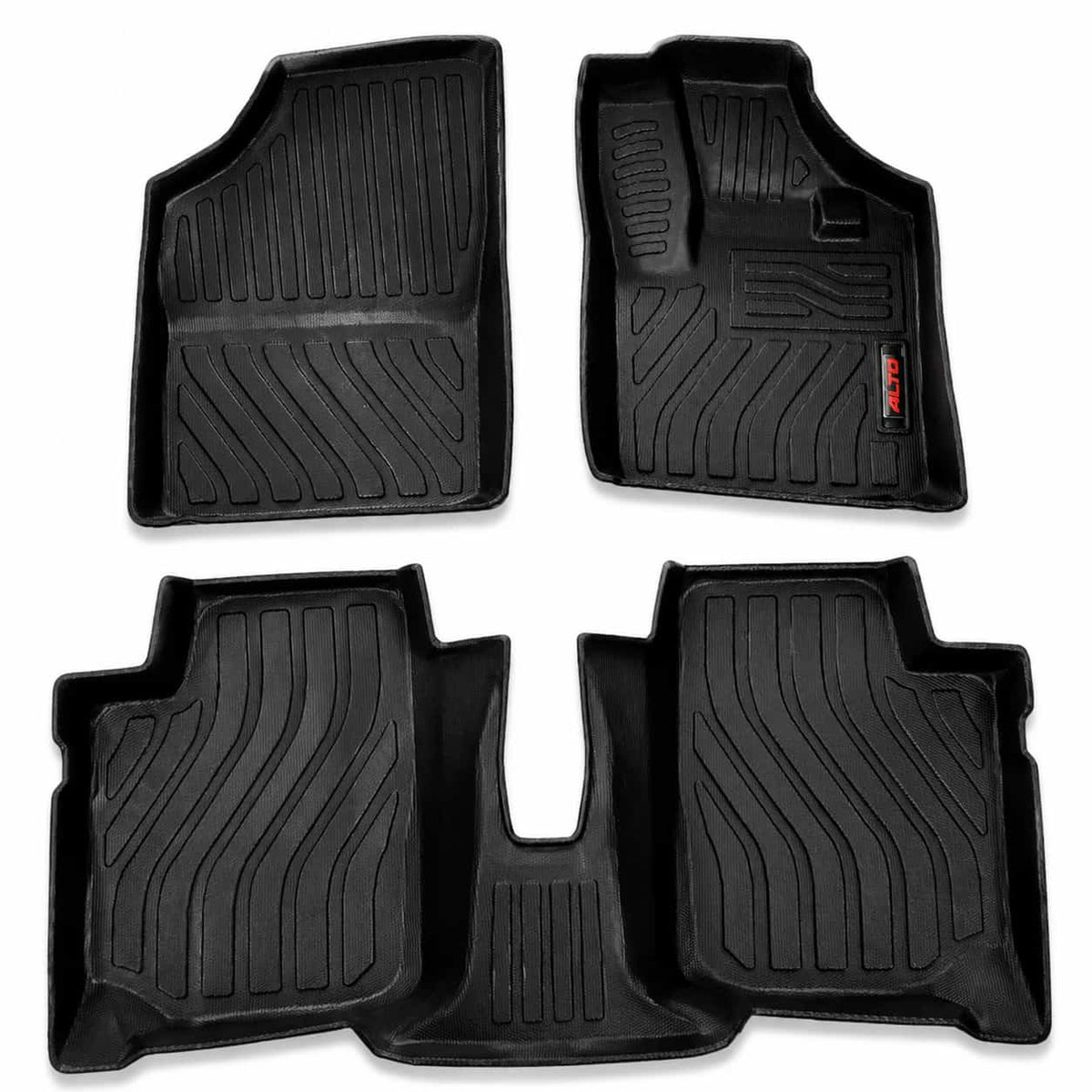 Suzuki Alto VX/VXR TPE Floor Mats Black 3 Pcs 2018 - 2026