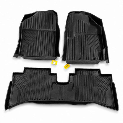 Toyota Aqua TPE Floor Mats Black 3 Pcs 2018 - 2026