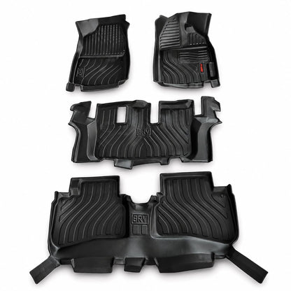 Honda BRV TPE Floor Mats Black 4 Pcs 2017 - 2026