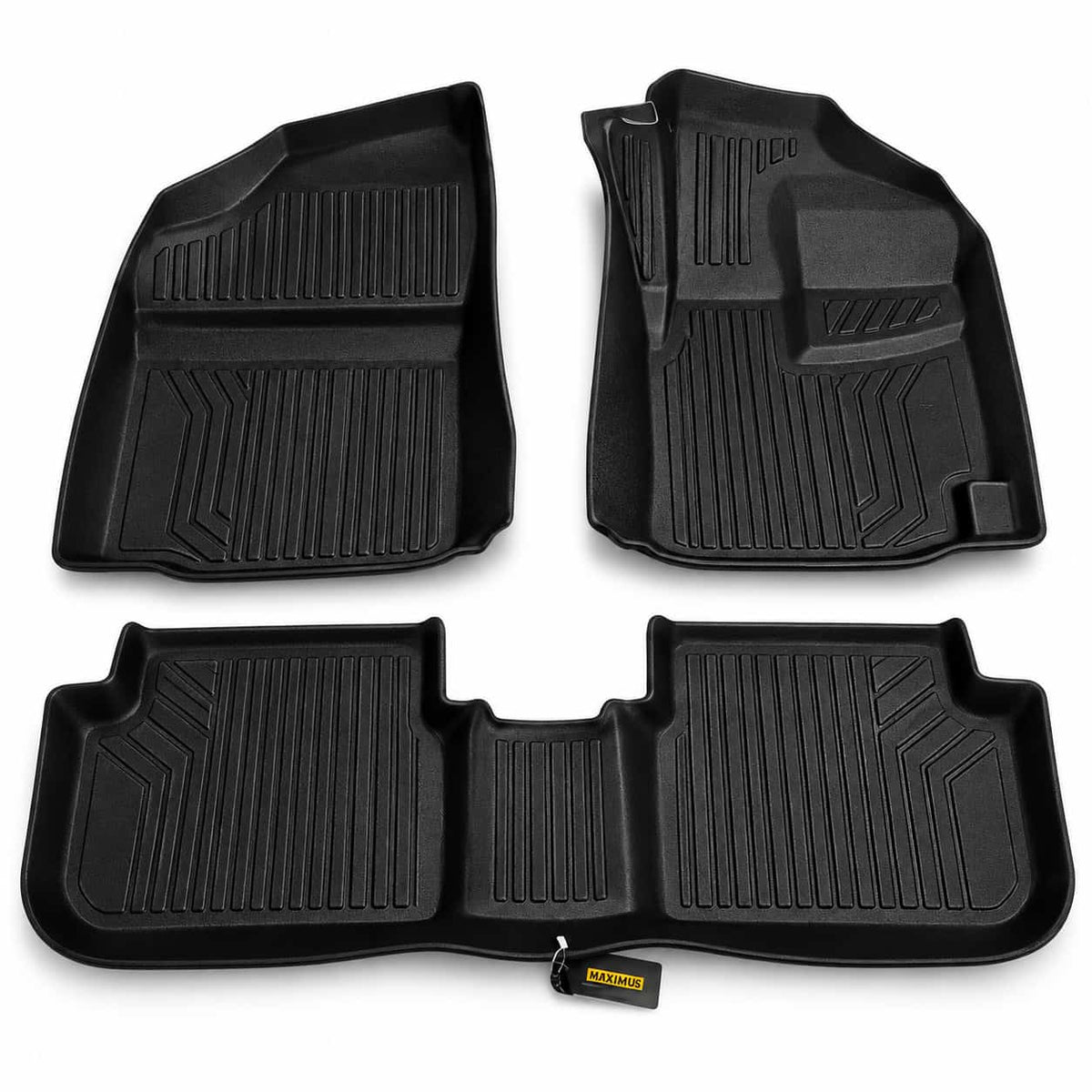 Toyota Corolla TPE Floor Mats Black 3 Pcs 2009 - 2013