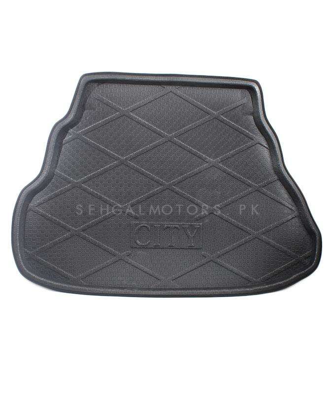Honda City Foam Trunk Mat Black Mix Design 2009 - 2020 - Cargo Boot Liner Diggi Protection Tray Cover