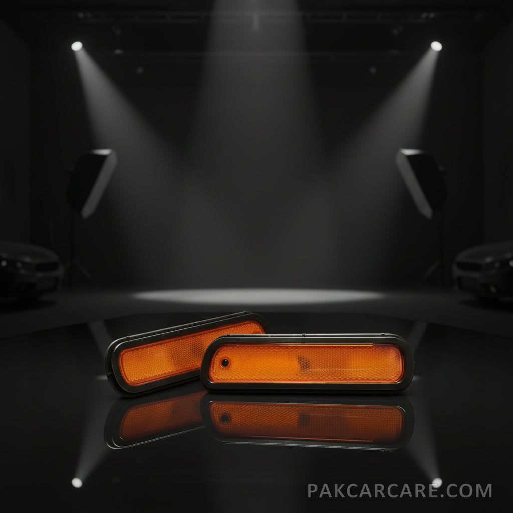 JDM Rear Marker in Orange Color - Side Marker Lights | Car External Lights Warning Tail Light
