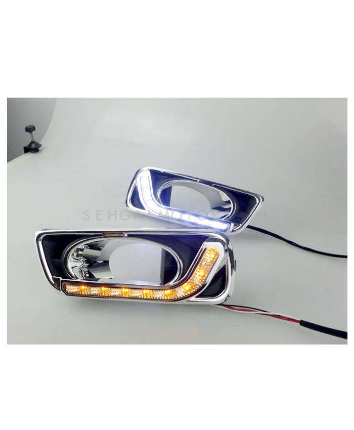 Honda City Maximus DRL Fog Lamps Lights Cover 2015 - 2020