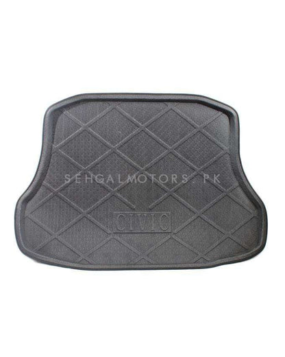 Honda Civic Foam Trunk Mat Black Mix Design 2016 - 2021
