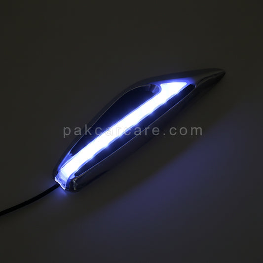 Side Fender Indicator Ferrari Style - Blue - Auto Car LED Fender Turn signal Side Marker Light Lamp Indicator