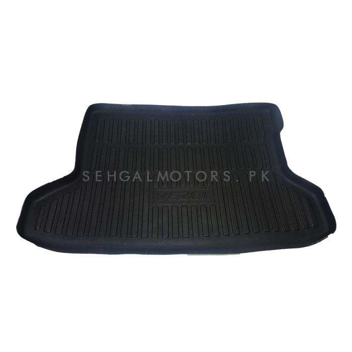 Honda Vezel 5D TPE Trunk Mat Black Color 2014 - 2020 - Cargo Boot Liner Diggi Protection Tray Cover