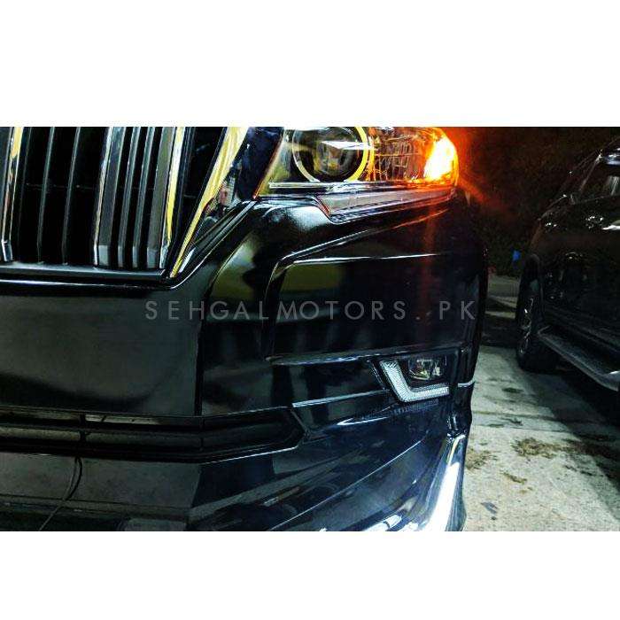 Toyota Prado Fog Lamps Lights DRL Cover 2018 - 2023