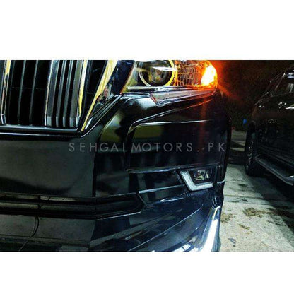 Toyota Prado Fog Lamps Lights DRL Cover 2018 - 2023
