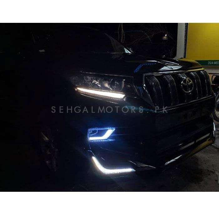 Toyota Prado Fog Lamps Lights DRL Cover 2018 - 2023