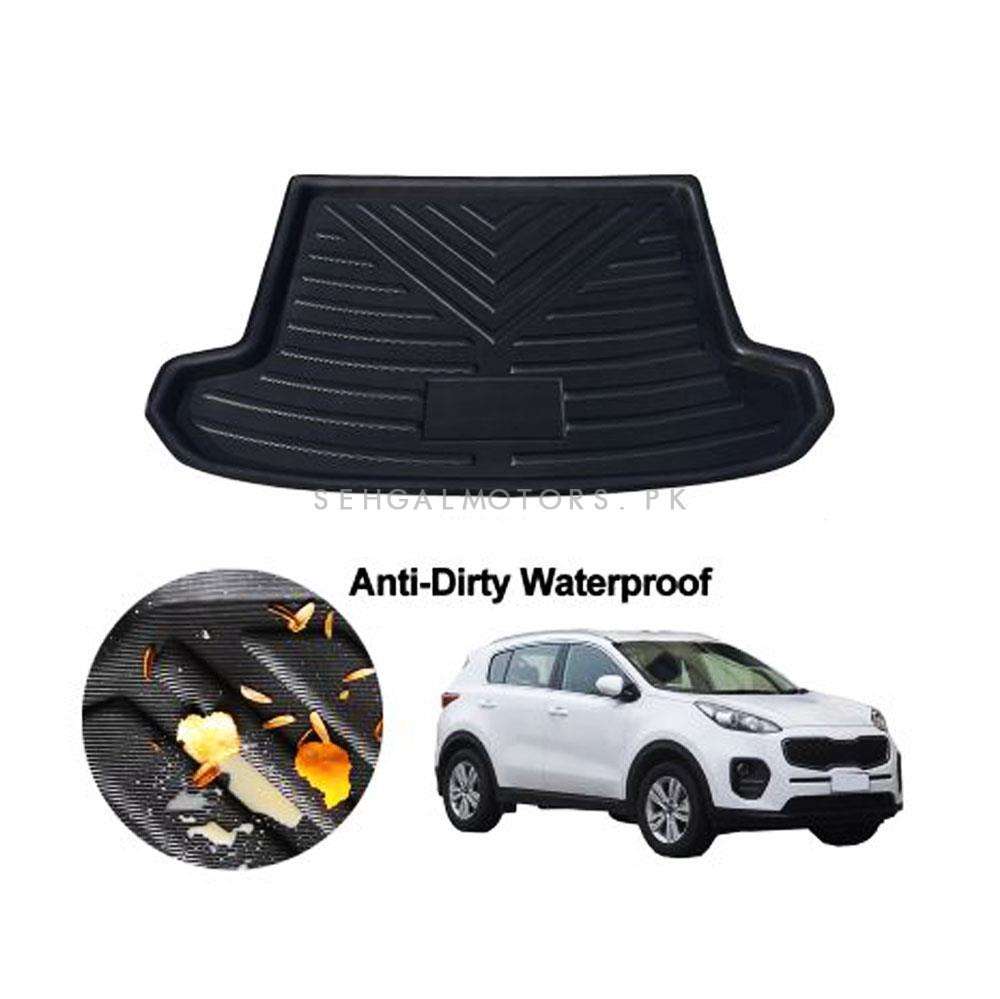 KIA Sportage 5D TPE Trunk Mat Black 2019 - 2024 - Cargo Boot Liner Diggi Protection Tray Cover