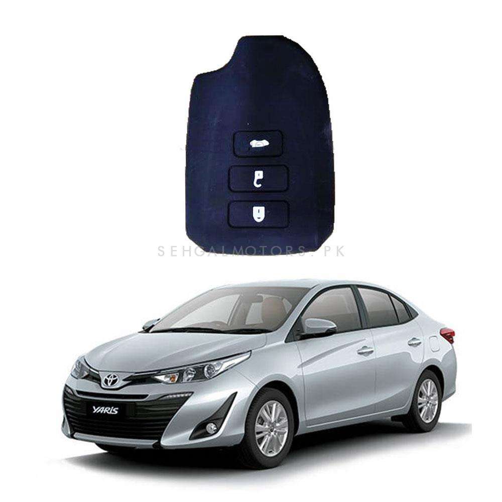 Toyota Yaris PVC Silicone Protection Push Start Key Cover 2020 - 2026 - Remote Case Keyless Protector Jacket