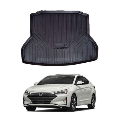 Hyundai Elantra 5D TPE Trunk Mat 2021 - 2026 - Cargo Boot Liner Diggi Protection Tray Cover
