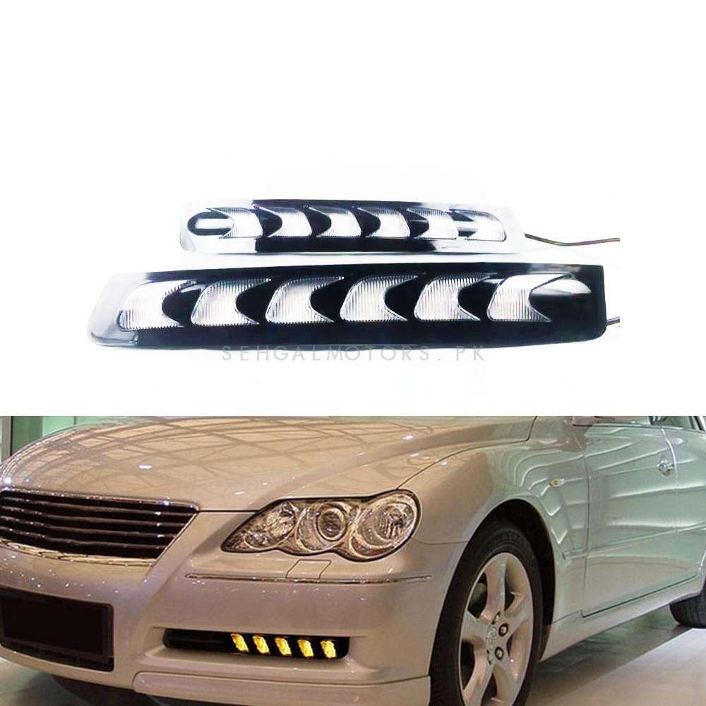Toyota Mark X Day Time Running Fog Lamps Light DRL 2004 - 2009