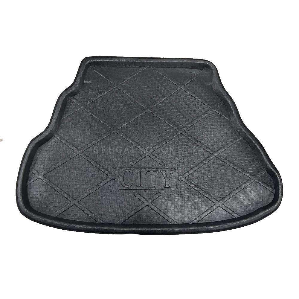 Honda City Foam Trunk Mat Black Mix Design 2009 - 2020 - Cargo Boot Liner Diggi Protection Tray Cover