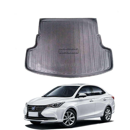 Changan Alsvin 5D TPE Trunk Mat Black 2021 - 2026 - Cargo Boot Liner Diggi Protection Tray Cover