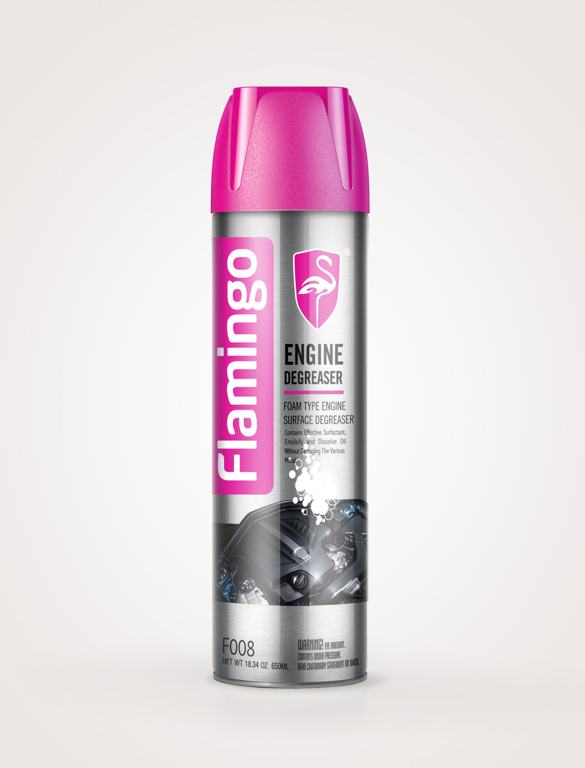 Flamingo Foaming Engine Degreaser – Powerful Engine Cleaning 650 ML