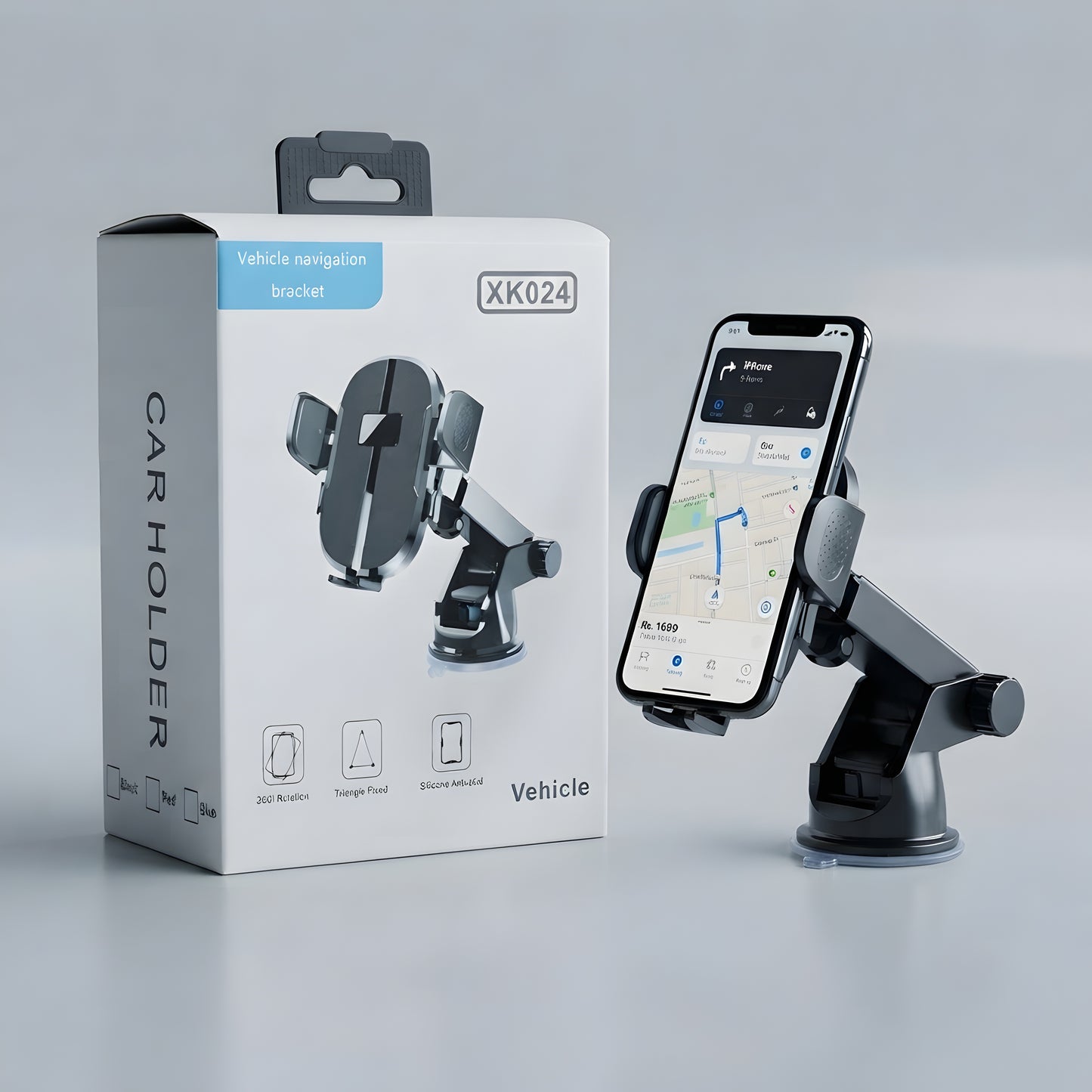 360° Dashboard Phone Holder