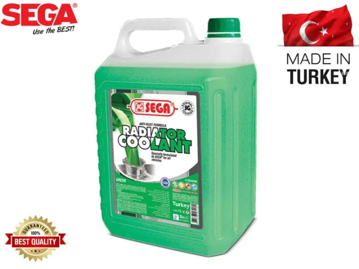 Coolant Green Litre Sega Made in Turkey 5 L