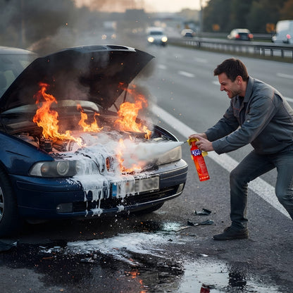 Fire Stop 500ml Portable Fire Extinguisher Spray Foam | Fast Acting Fire Suppressant for Car, Home & Kitchen