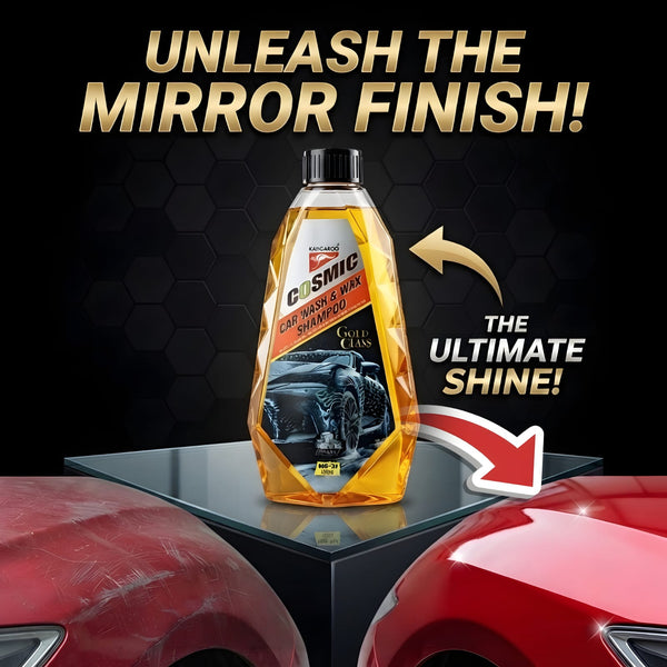 Cosmic Car Wash & Wax Shampoo | High Gloss Car Cleaning & Paint Protection