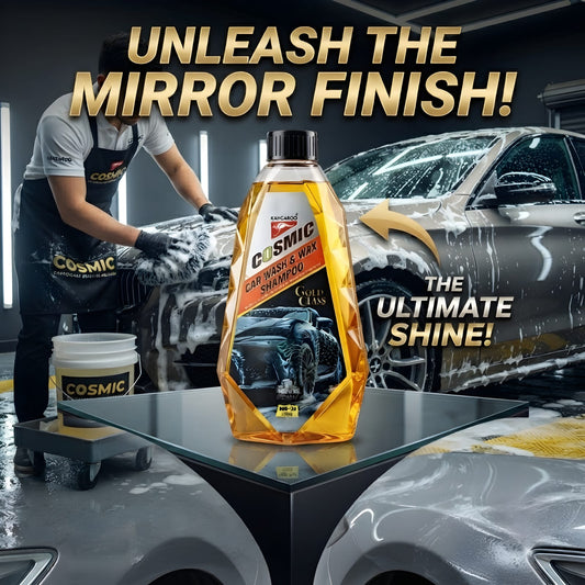 Cosmic Car Wash & Wax Shampoo | High Gloss Car Cleaning & Paint Protection