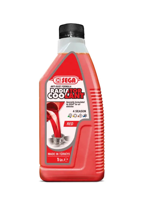 Radiator Coolant Sega 1L Green, Red, Blue (Turkey) Ready To Use (New Packing)