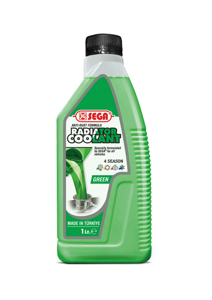 Radiator Coolant Sega 1L Green, Red, Blue (Turkey) Ready To Use (New Packing)